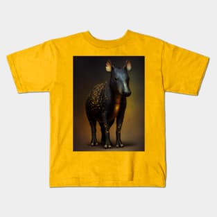 Asian Malayan Tapir Kids T-Shirt